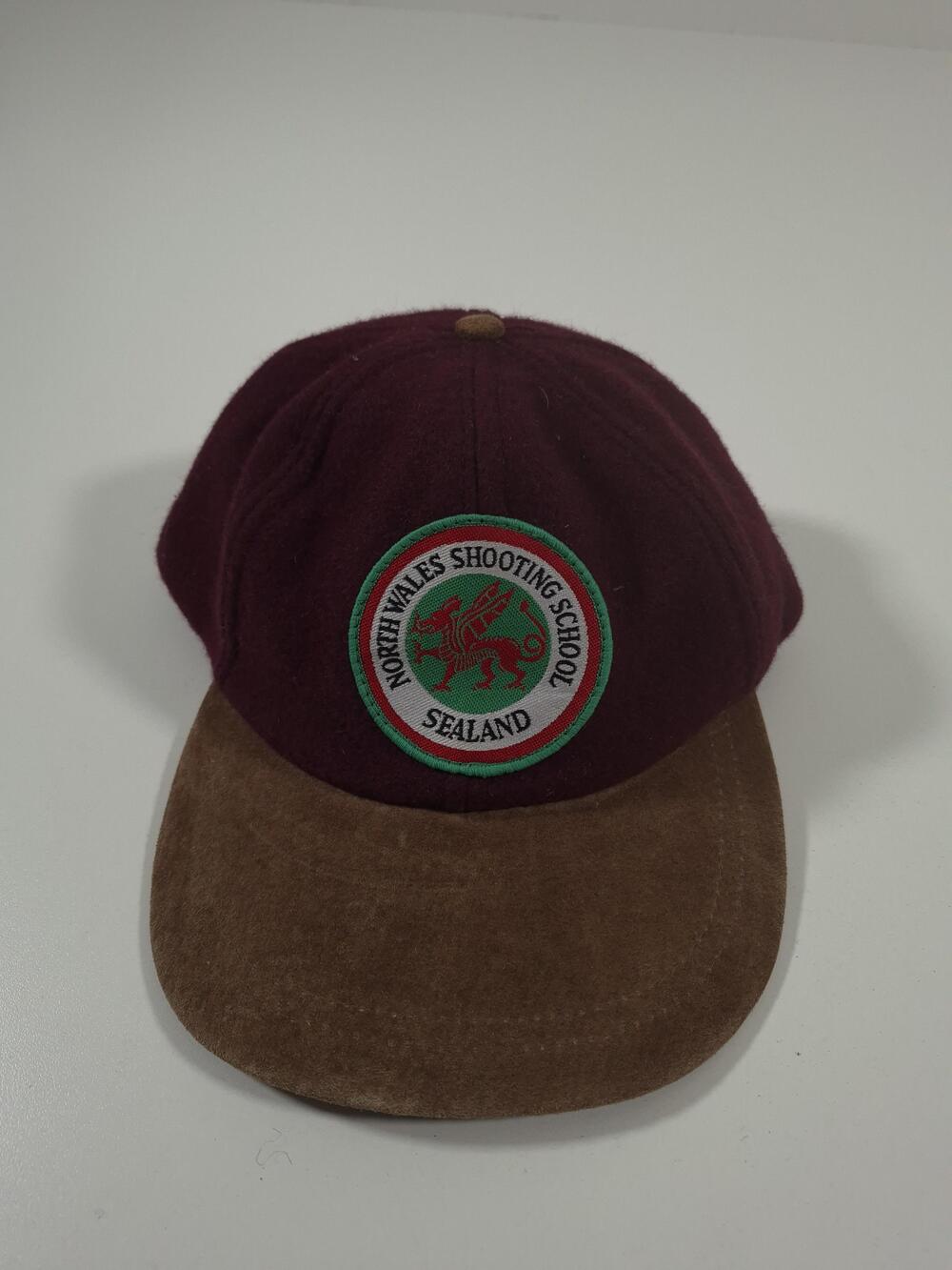 Christy & Co. Ltd. Hat Cap Mens One Size Red Wool Suede North Wales Shooting